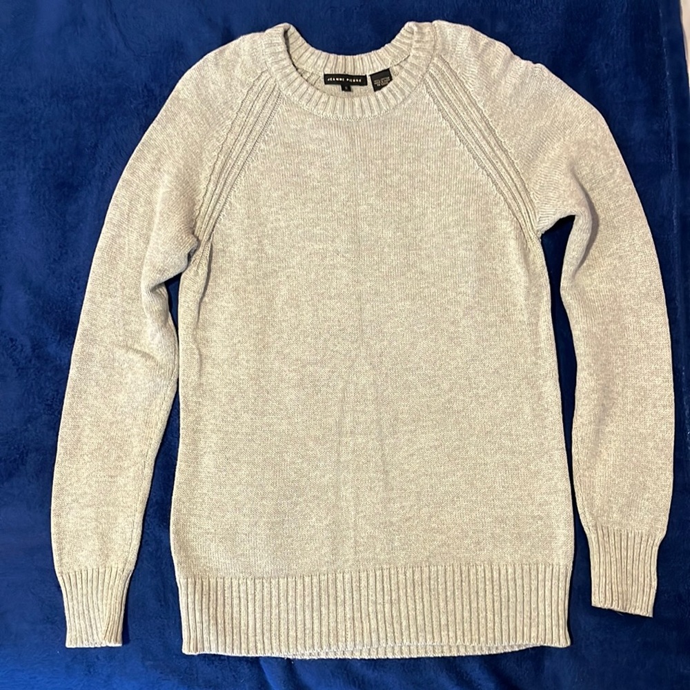 Jeanne Pierre gray small sweater